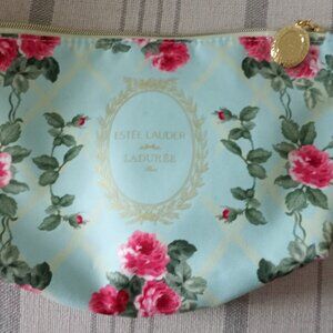 'ESTEE LAUDER' LADUREE Trellis with Roses Make Up Bag
